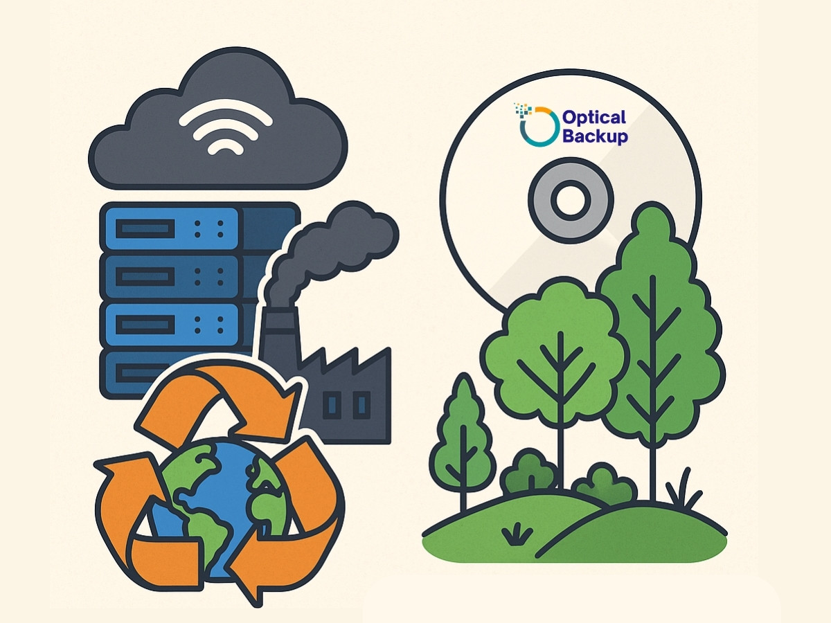 The Green Choice: Cloud Storage’s Carbon Footprint vs. Sustainable Physical Archiving